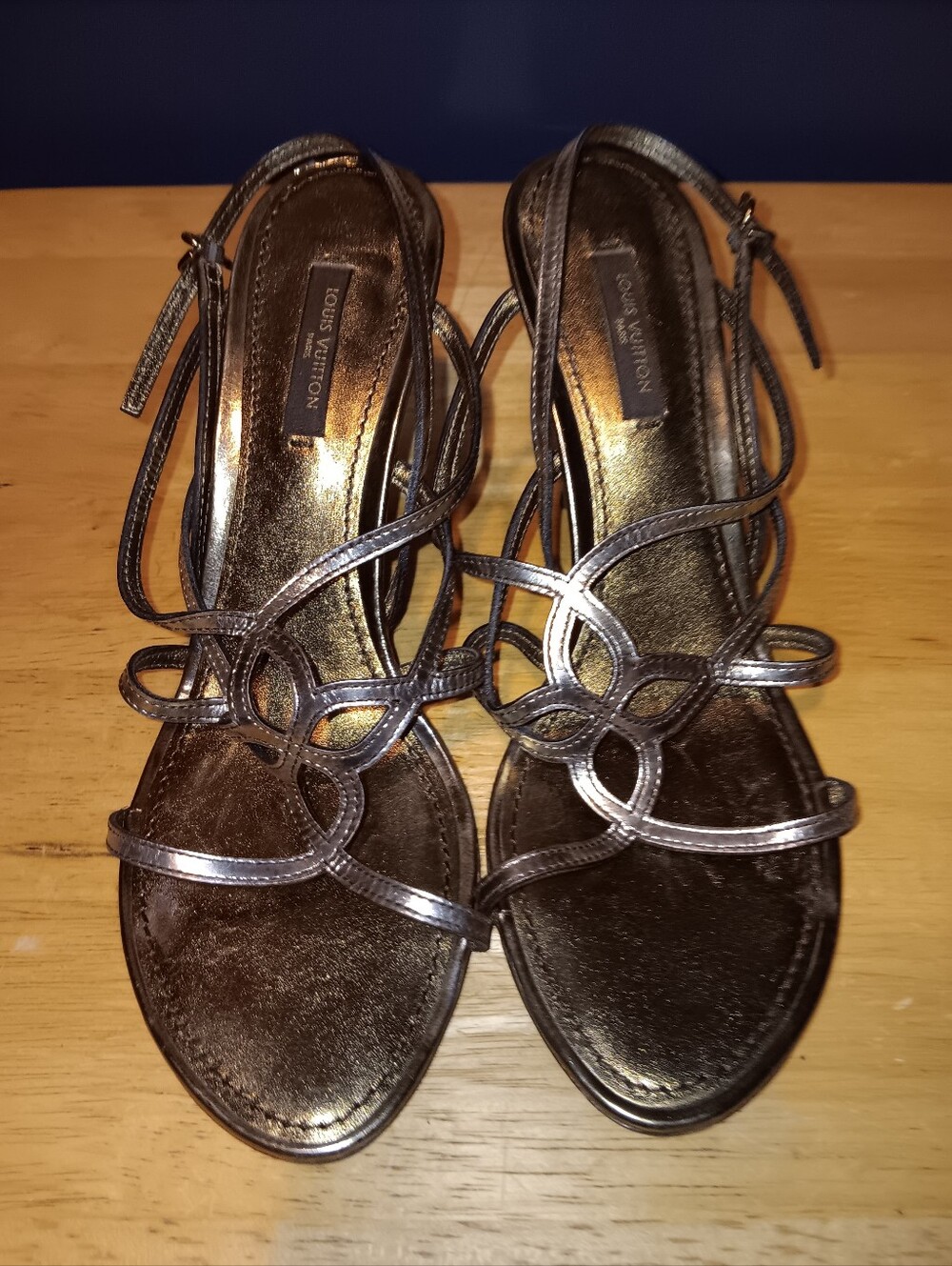 Louis Vuitton Leather Heels Size 37 1/2